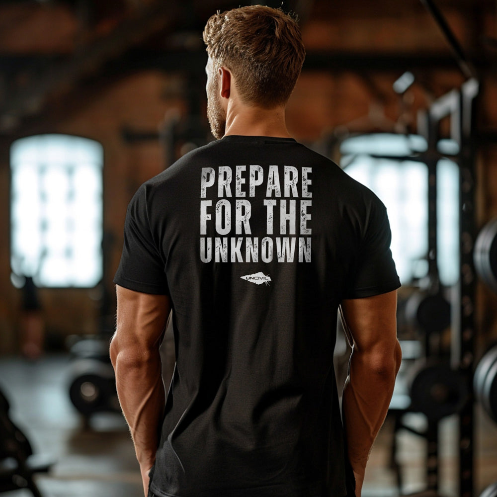 Prepare for the Unknown t-shirt UNCIVIL black