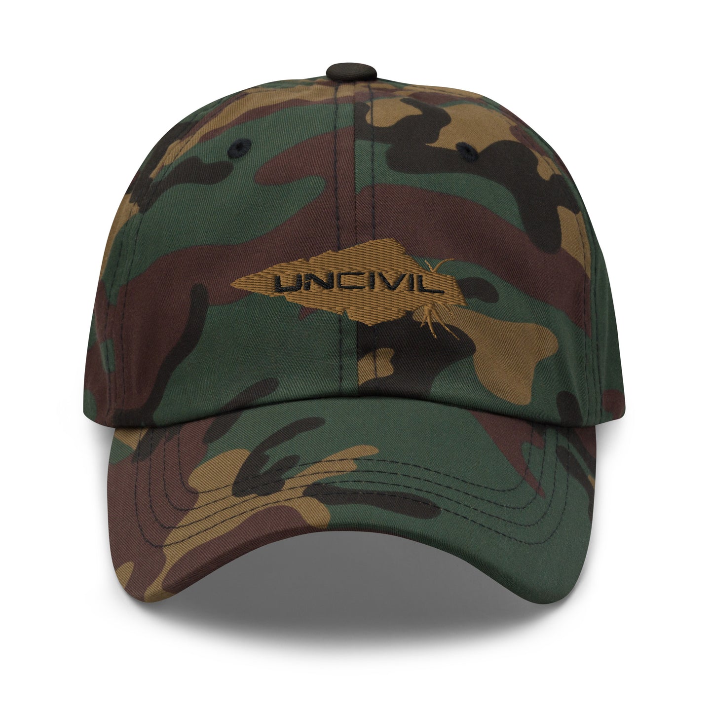 UNCIVIL Gold Spear Cap Green Camo