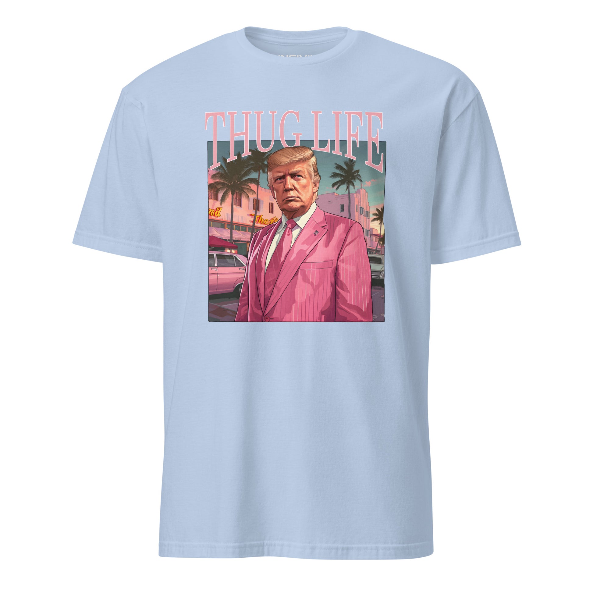 Light Blue Thug Life Trump Limited Time Design T-Shirt