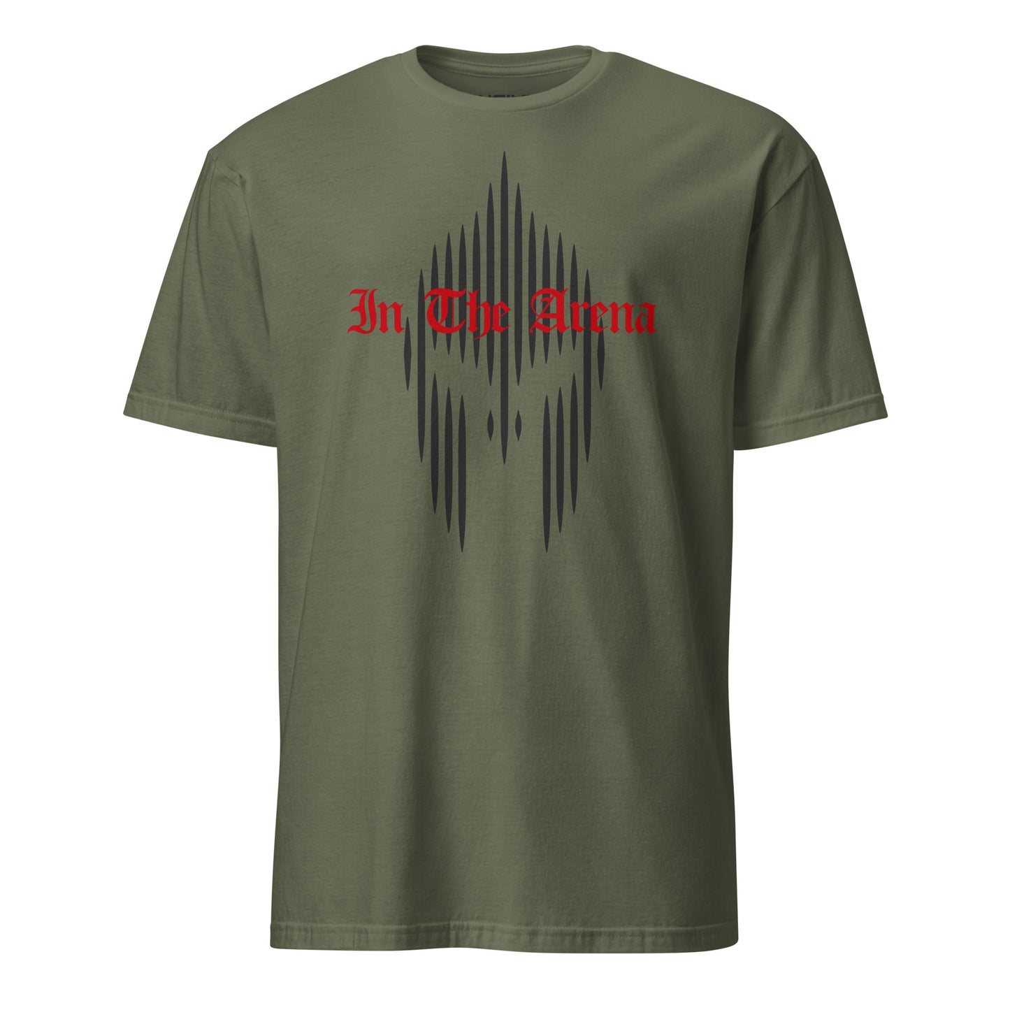 Military Green In The Arena Spartan Unisex T-Shirt
