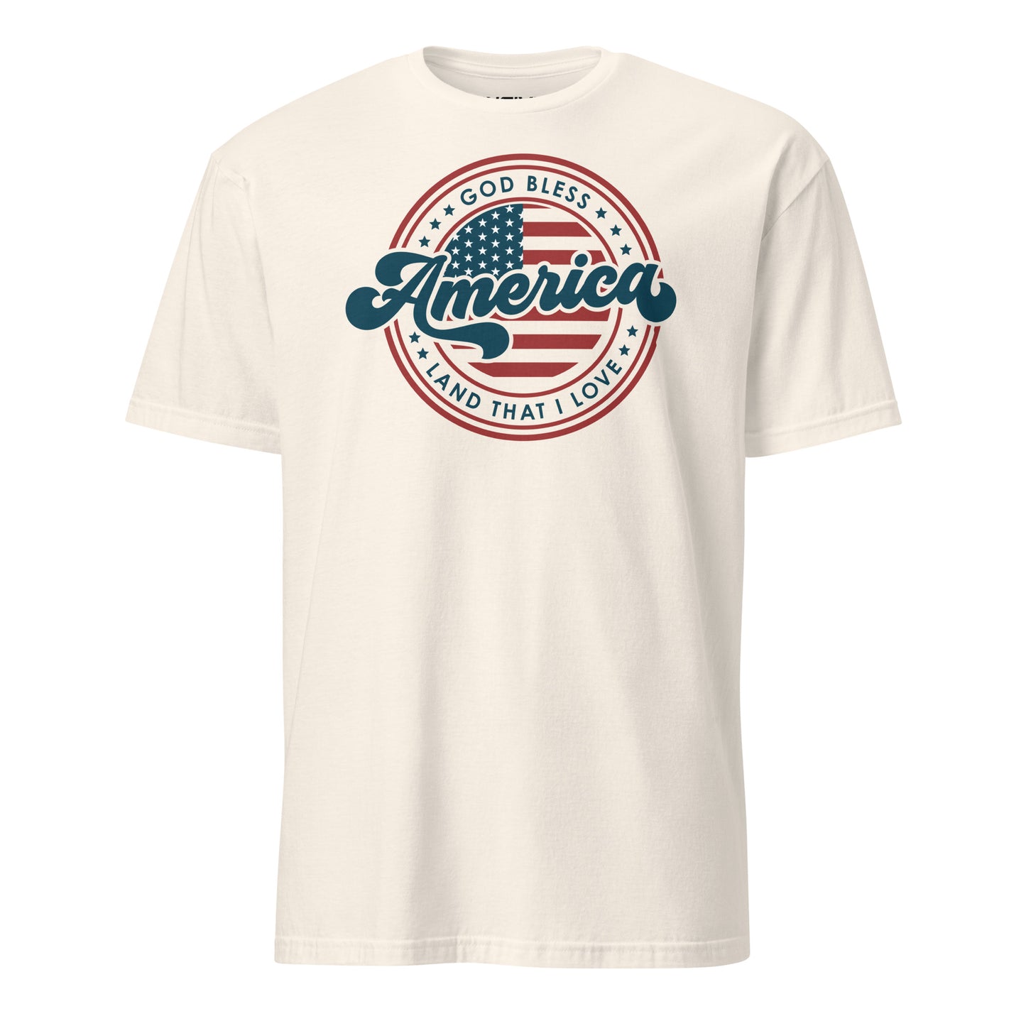 Natural Land That I Love Vintage Patriotic Graphic T-Shirt