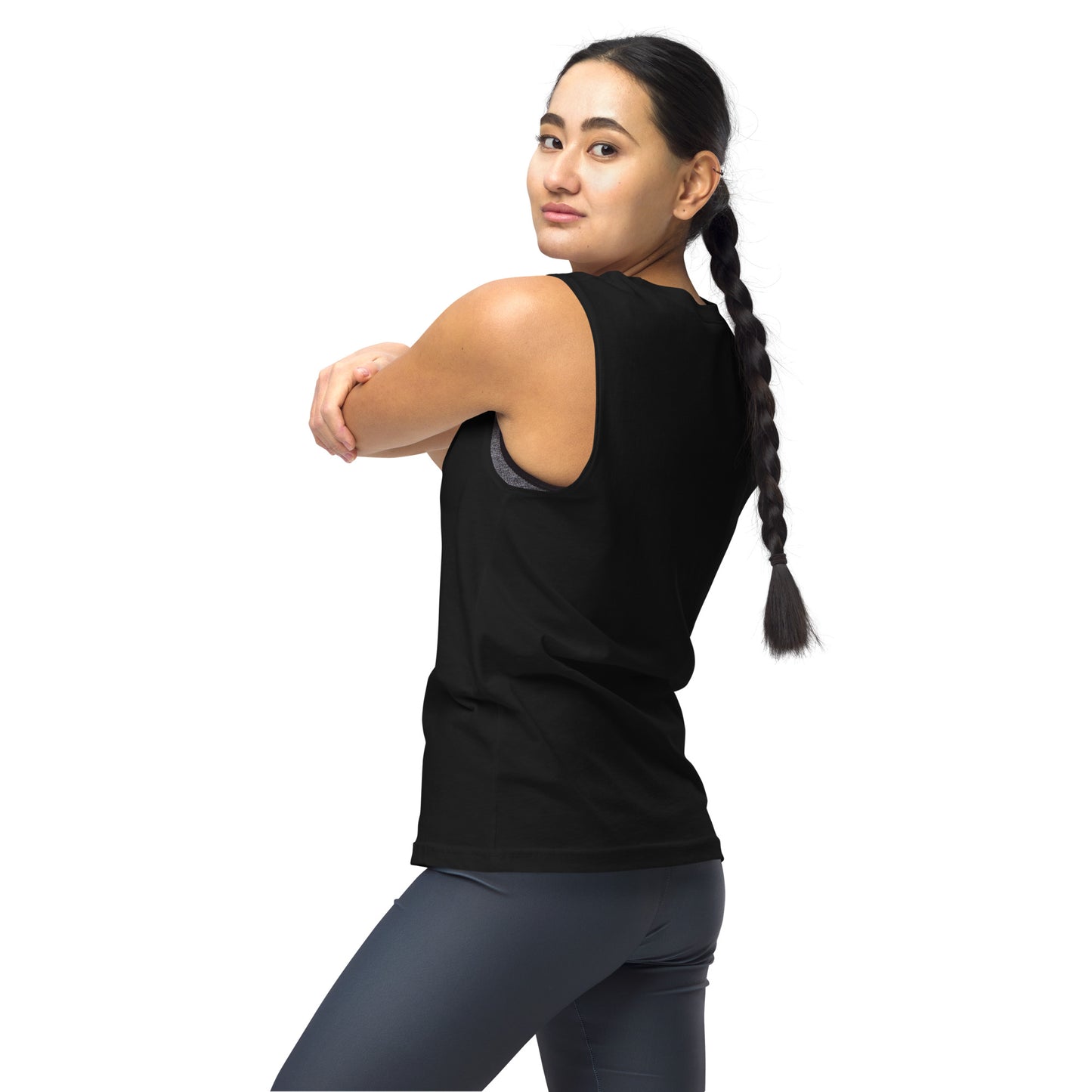 One More Rep Unisex Muscle Tee for workout motivation