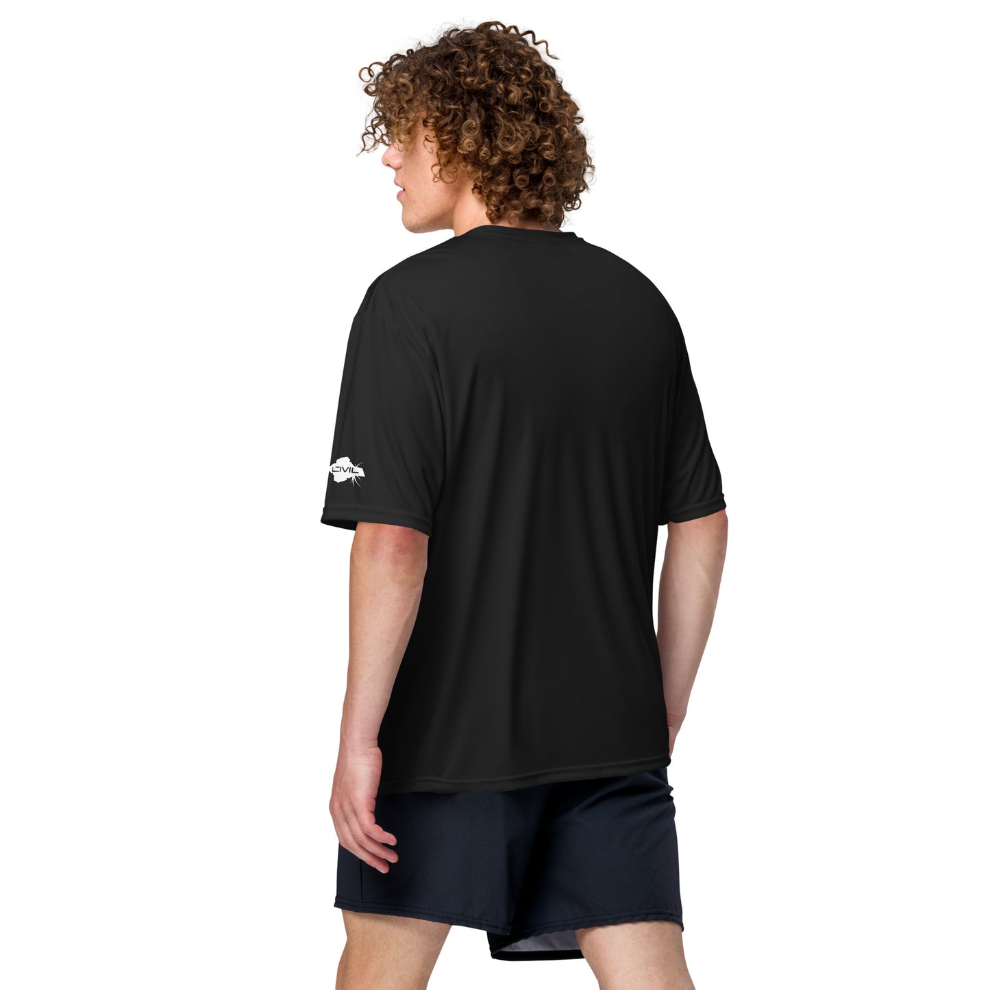Black Dri-Fit Train in Gear UNCIVIL Tee