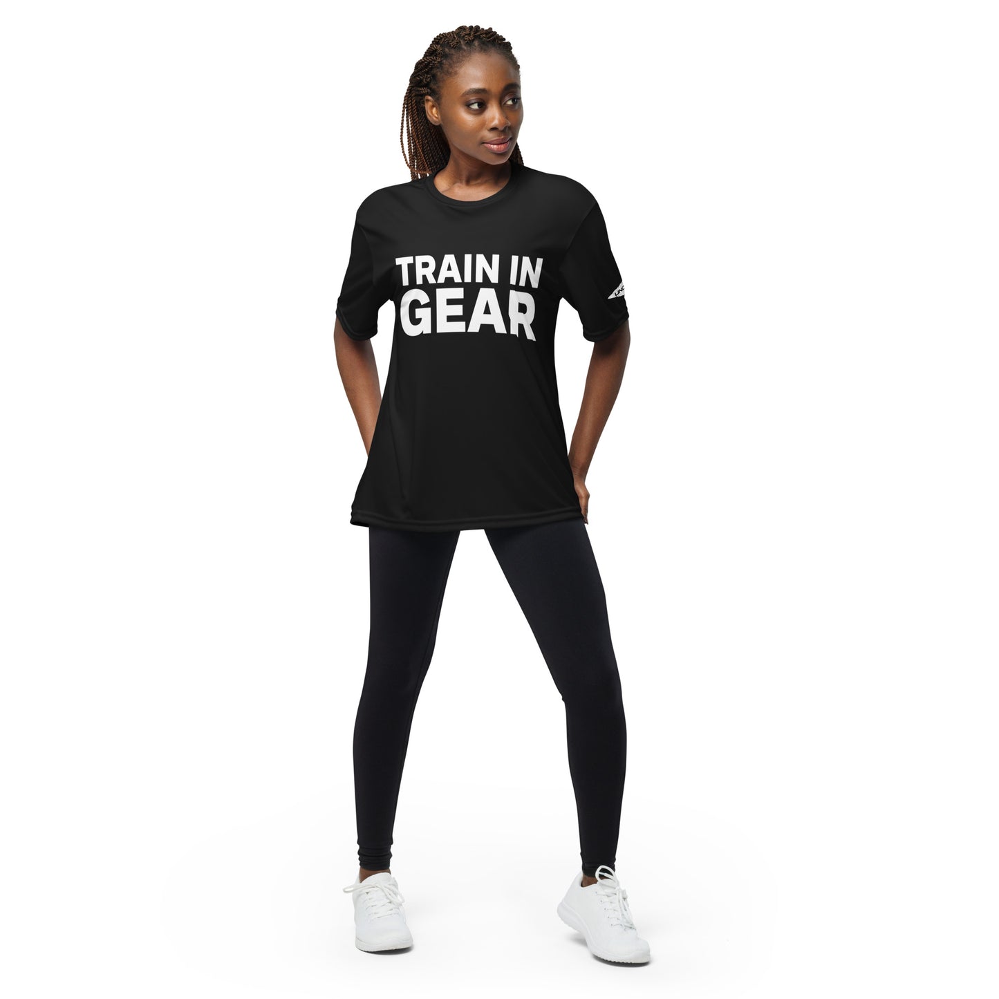Black Dri-Fit Train in Gear UNCIVIL Tee