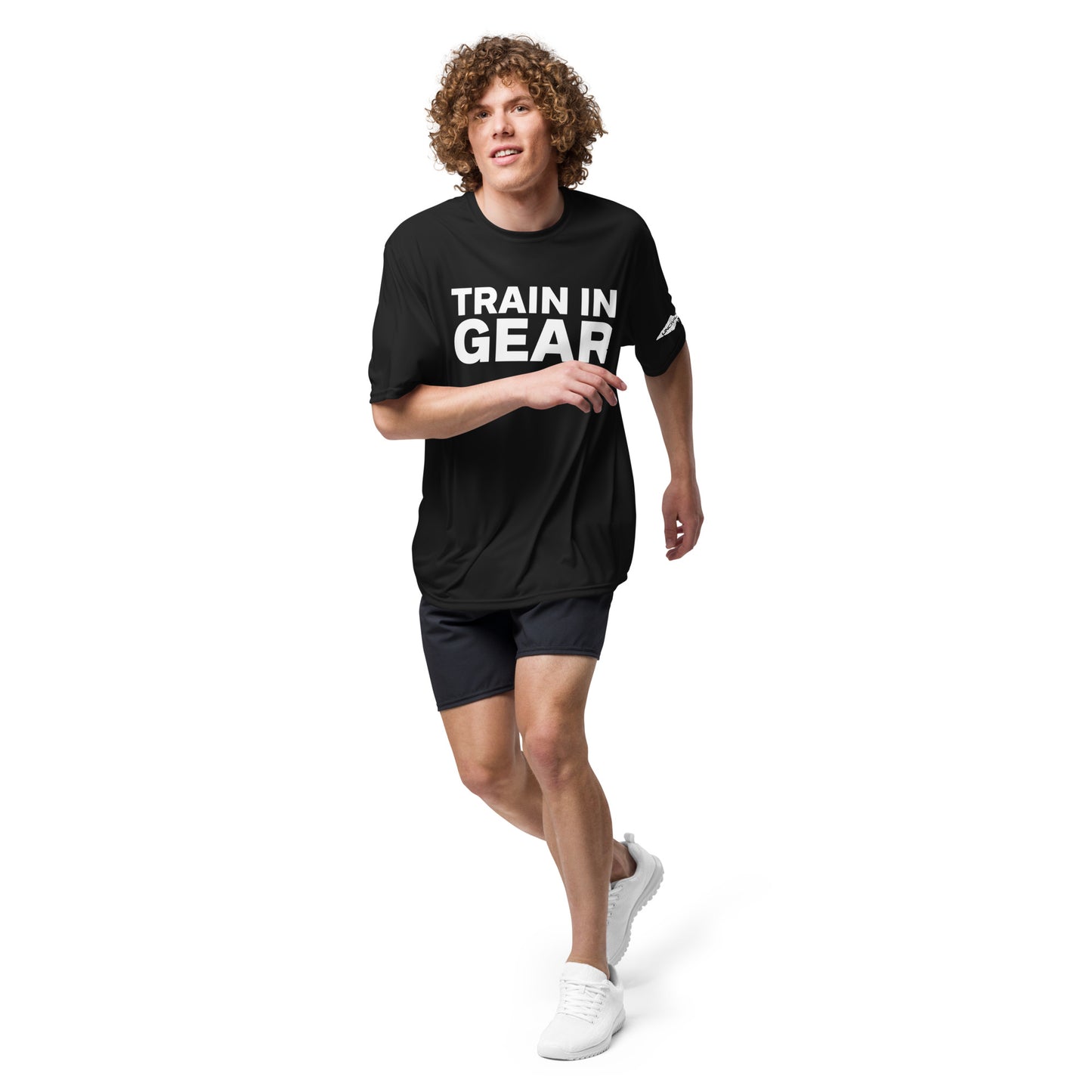 Black Dri-Fit Train in Gear UNCIVIL Tee