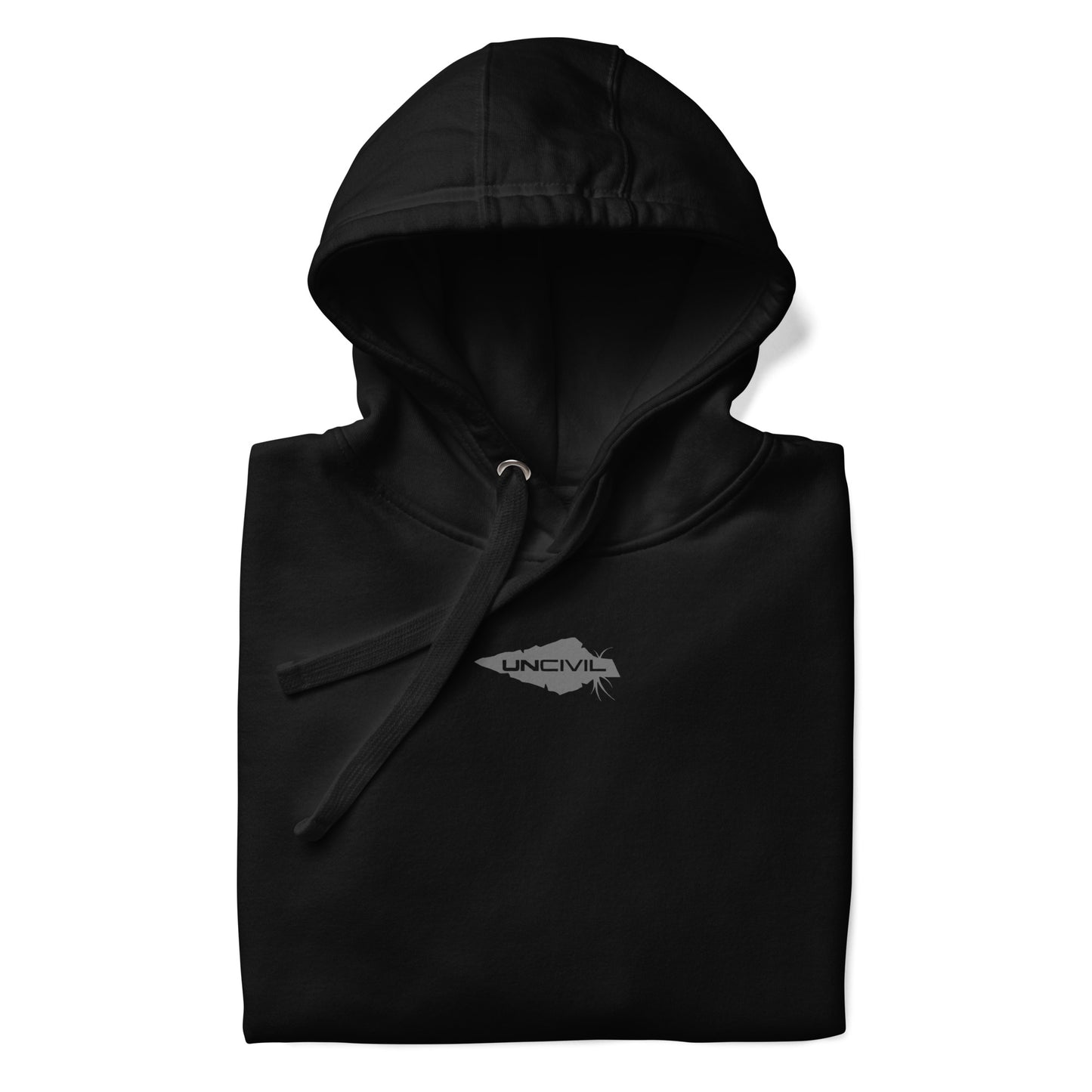 Black Hoodie, Uncivil spear in grey and black