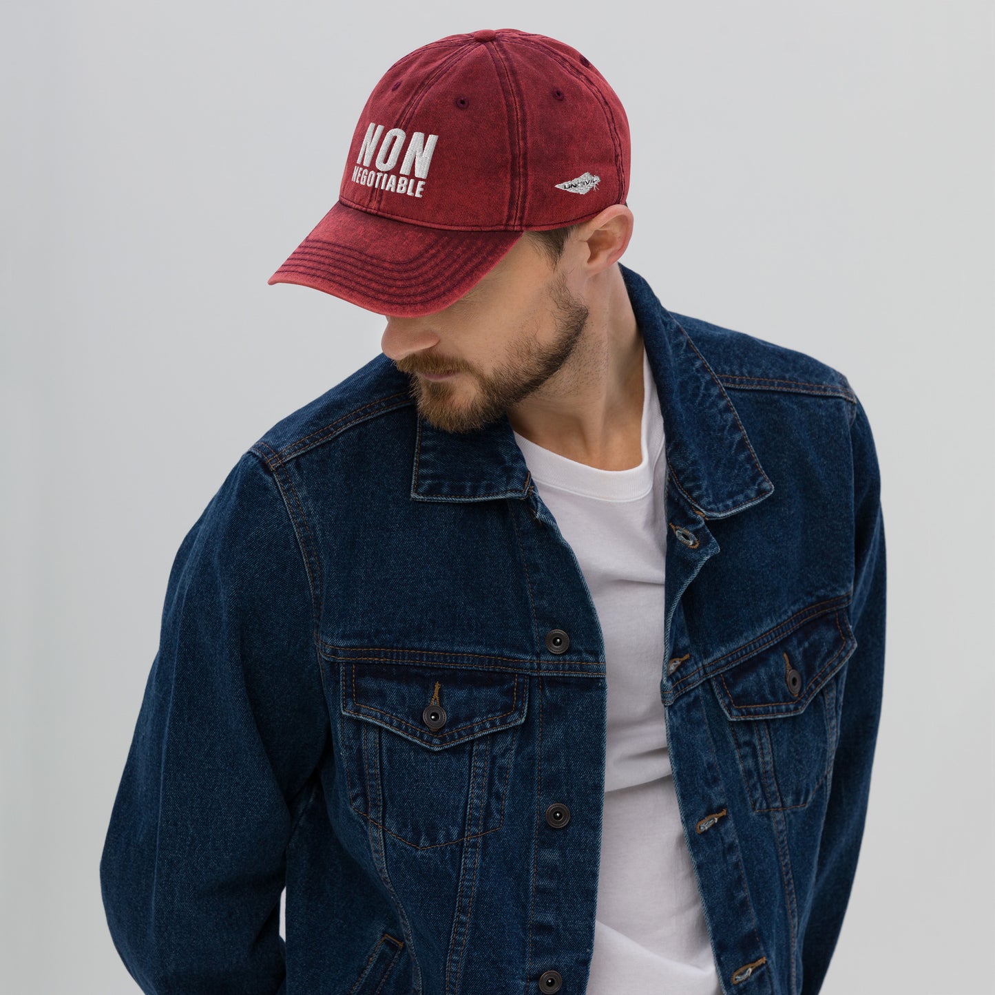Non-Negotiable UNCIVIL Red Vintage Hat