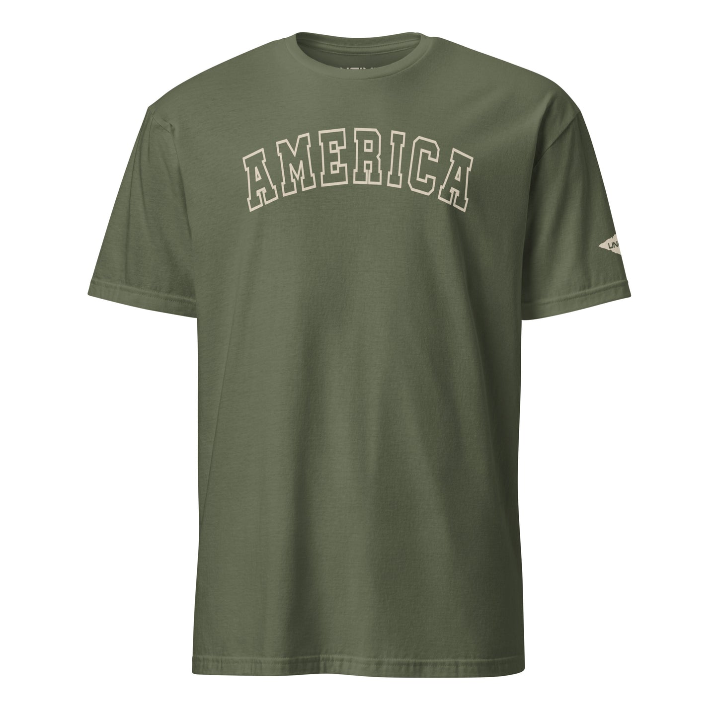 Army Green America Varsity T-Shirt