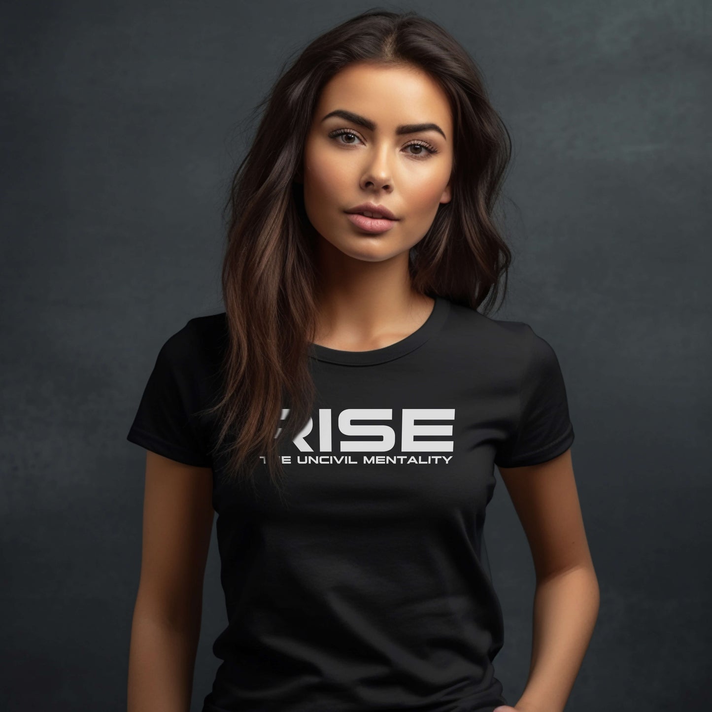 RISE the UNCIVIL Mentality Unisex Lifestyle t-shirt - Black