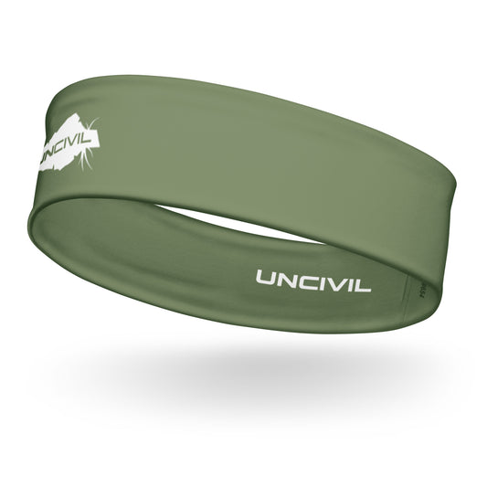 Army Green Uncivil Spear Headband