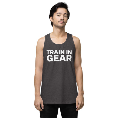 Grey Train in Gear Men’s Premium Tank