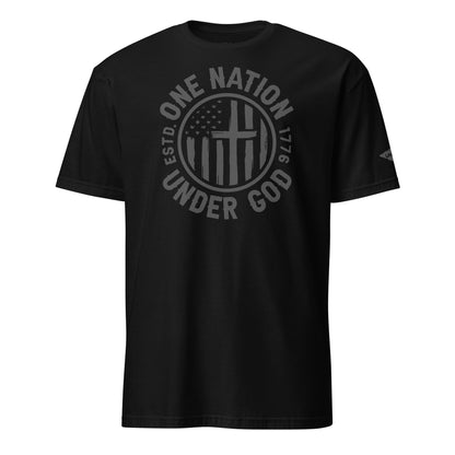 Black One Nation Under God T-Shirt