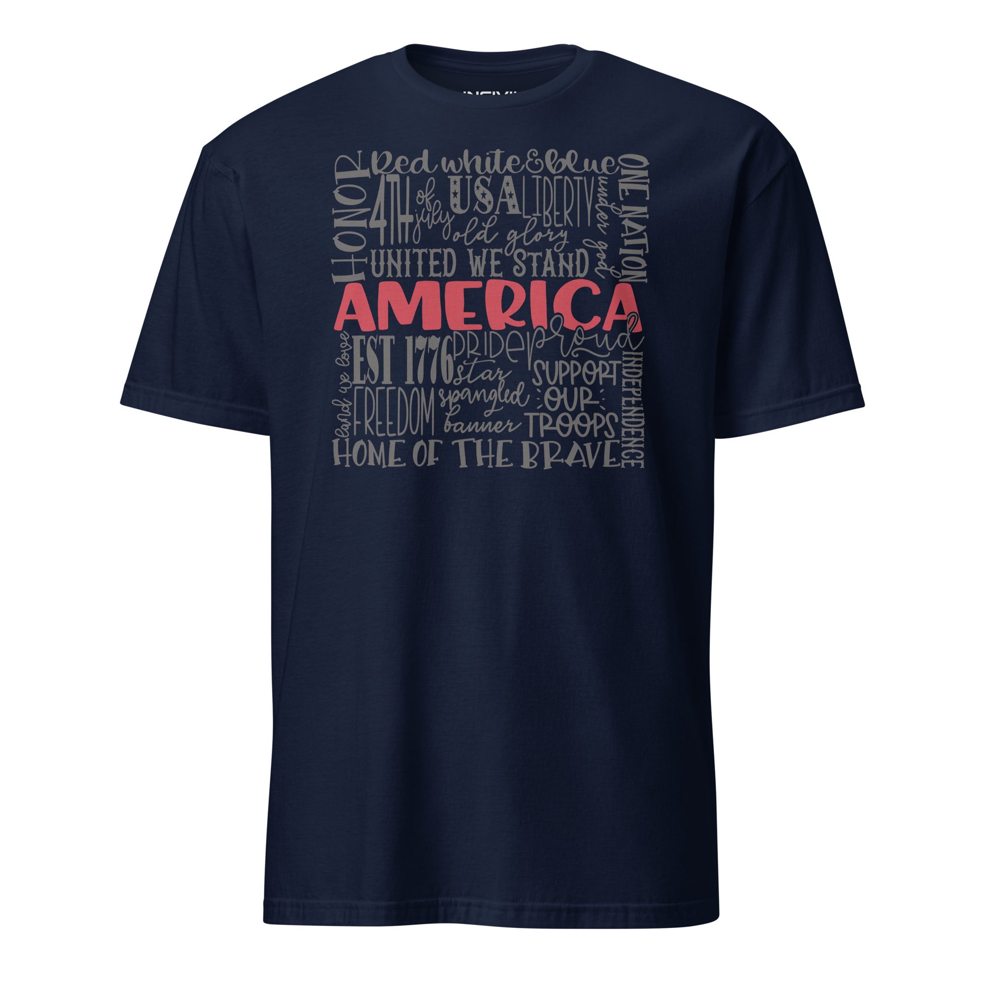 Navy America Women's Patriotic T-Shirt