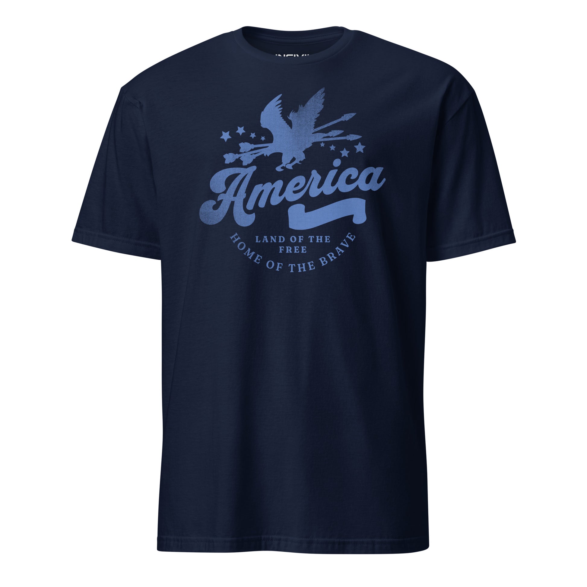 Navy Blue Land of the Free Uncivil Unisex T-Shirt