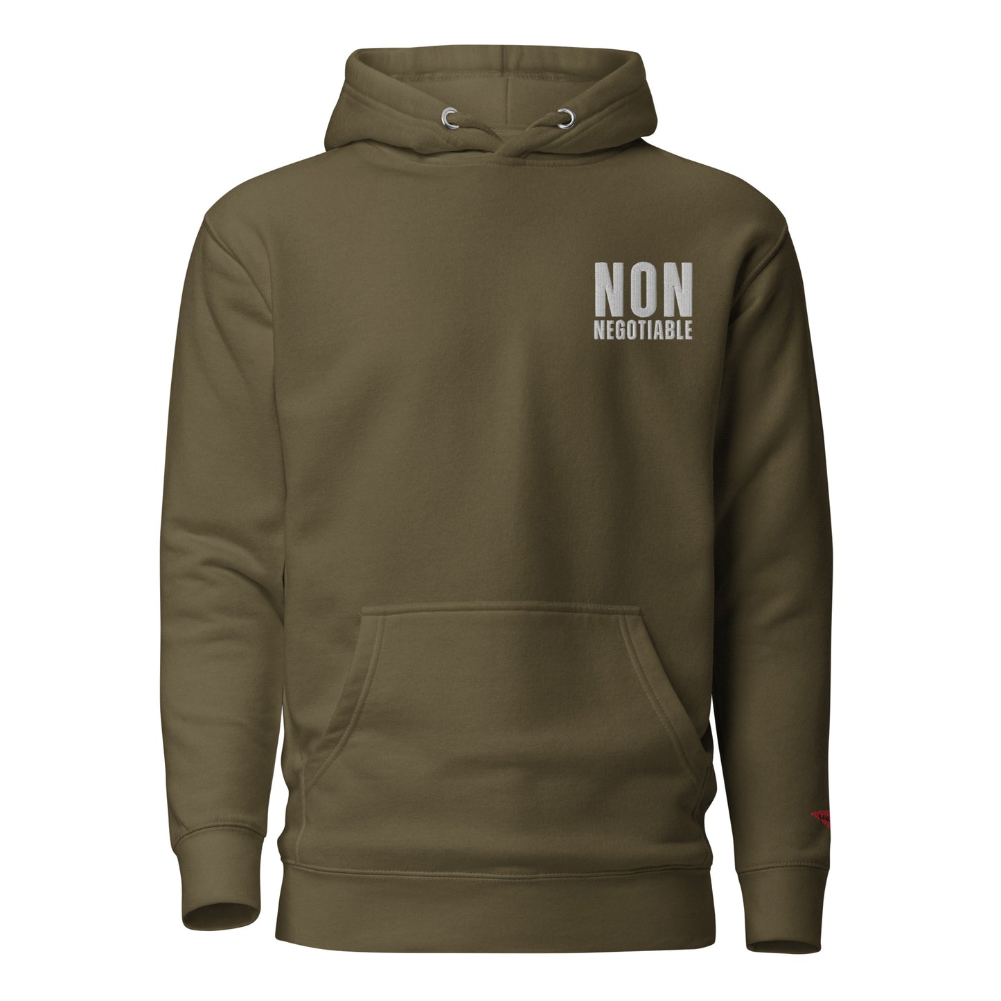 Non-Negotiable UNCIVIL Army Green Hoodie