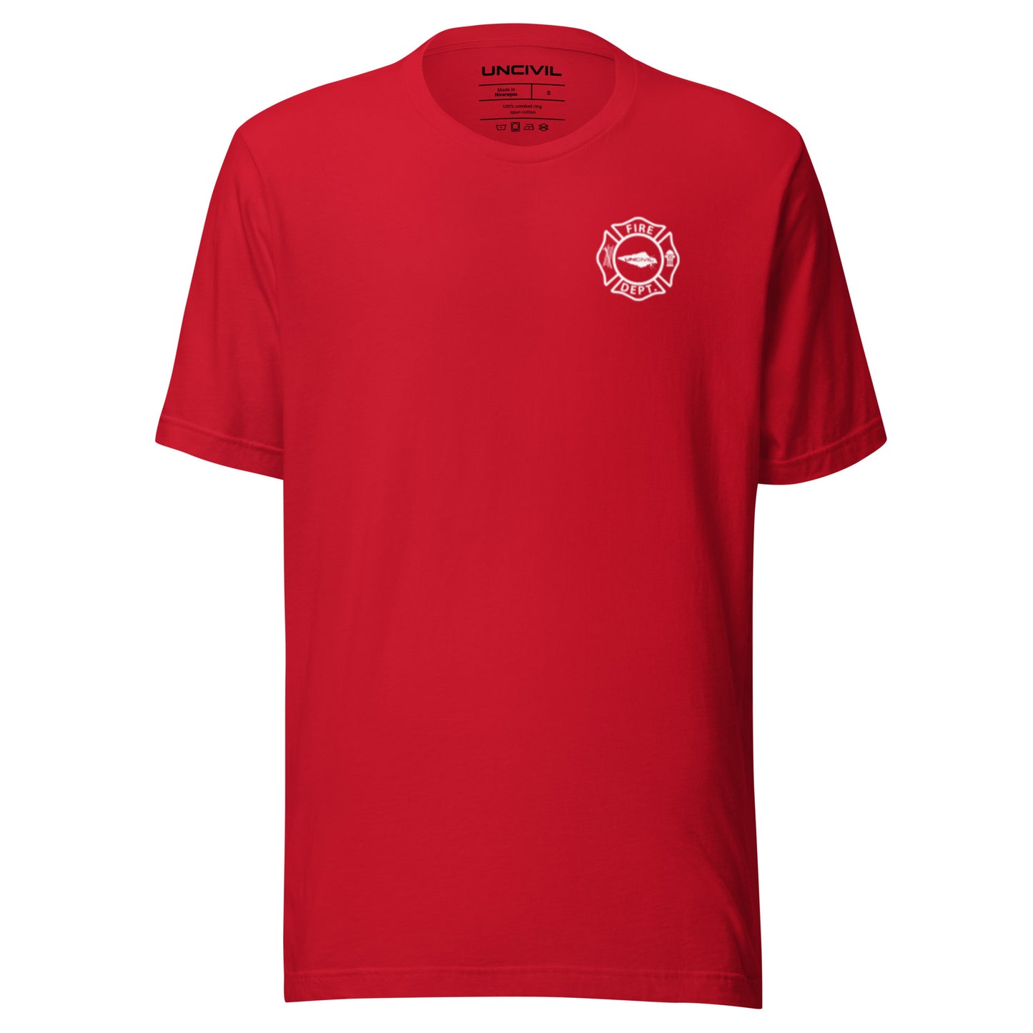 Keys to the City Halligan shirt, Red unisex t-shirt with maltese cross