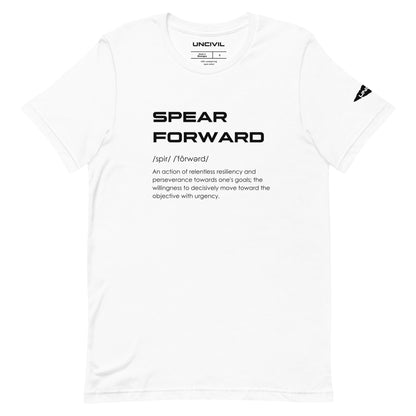 SPEAR Forward definition UNCIVIL white shirt