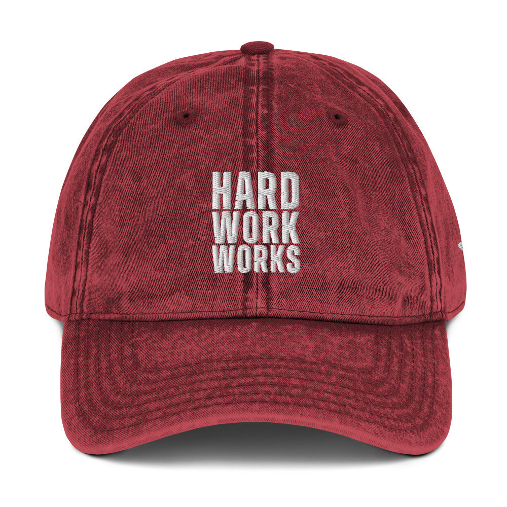Hard Work Works Vintage Red Hat with our UNCIVIL Spear
