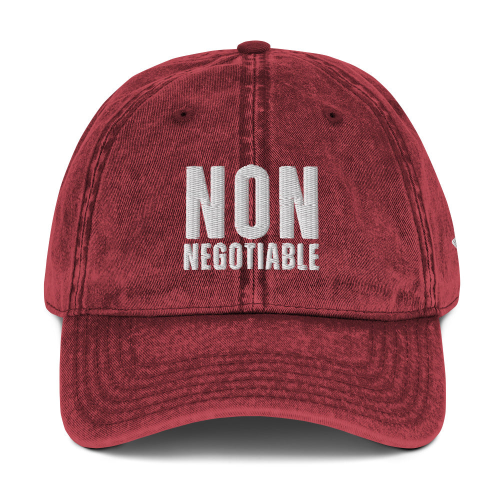 Non-Negotiable UNCIVIL Red Vintage Hat