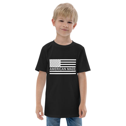 Let your young patriots show their love for America with our American Made Youth UNCIVIL Tee. This tee features a bold American flag graphic that will showcase your child's patriotism and support for American values.